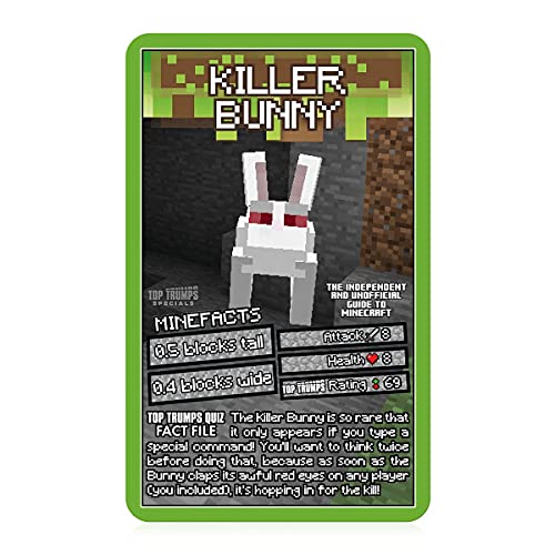 TOP TRUMPS JUEGO DE CARTAS THE INDEPENDENT UNOFFICIAL GUIDE TO MINECRAFT JUEGOS DE APRENDIZAJE FAMILIAR PARA NIÑOS Y ADULTOS - 5