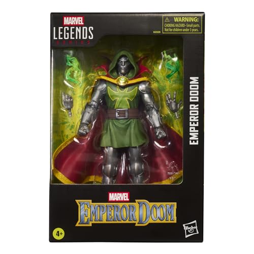 MARVEL LEGENDS SERIES EMPEROR DOOM FANTASTIC FOUR COMICS FIGURA DE ACCIÓN COLECCIONABLE A ESCALA DE 6 PULGADAS - 1