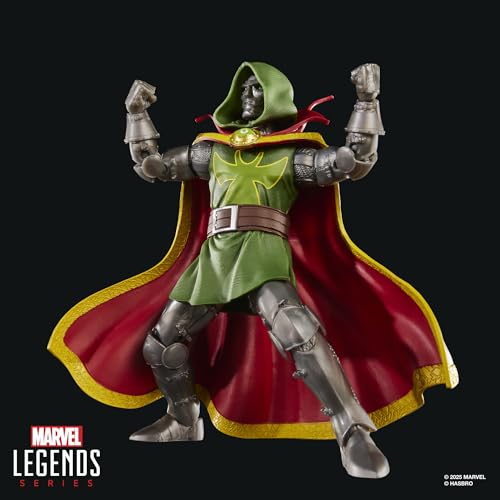 MARVEL LEGENDS SERIES EMPEROR DOOM FANTASTIC FOUR COMICS FIGURA DE ACCIÓN COLECCIONABLE A ESCALA DE 6 PULGADAS - 6