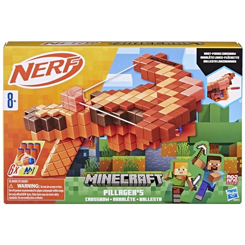 NERF MINECRAFT PILLAGERS CROSSBOW DART BLASTER 6 DARDOS N1 COMPATIBLES SOLO CON LANZADORES DE DARDOS N1 CAPACIDAD DE 6 - 2