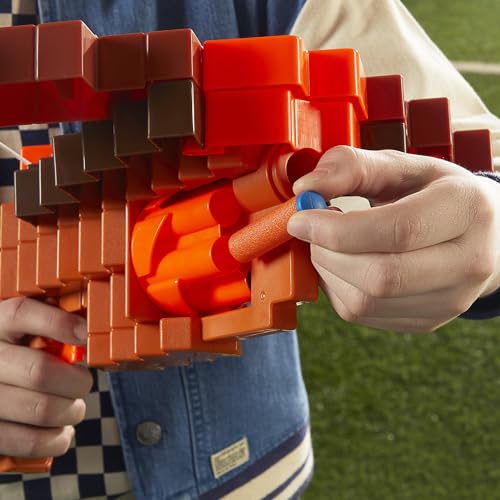 NERF MINECRAFT PILLAGERS CROSSBOW DART BLASTER 6 DARDOS N1 COMPATIBLES SOLO CON LANZADORES DE DARDOS N1 CAPACIDAD DE 6 - 3