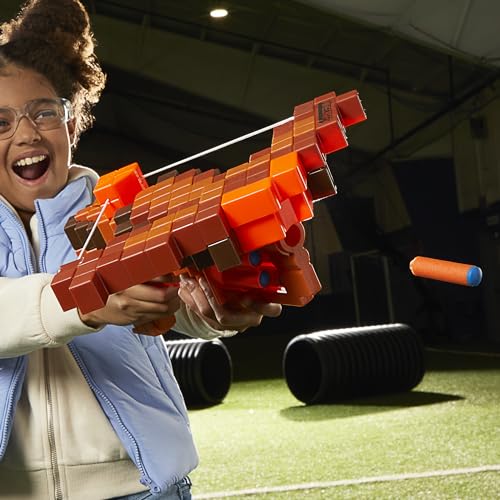NERF MINECRAFT PILLAGERS CROSSBOW DART BLASTER 6 DARDOS N1 COMPATIBLES SOLO CON LANZADORES DE DARDOS N1 CAPACIDAD DE 6 - 6