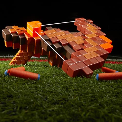 NERF MINECRAFT PILLAGERS CROSSBOW DART BLASTER 6 DARDOS N1 COMPATIBLES SOLO CON LANZADORES DE DARDOS N1 CAPACIDAD DE 6 - 7