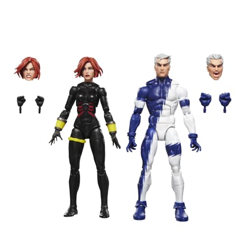 MARVEL LEGENDS SERIES BLACK WIDOW QUICKSILVER AVENGERS THE CROSSING COMICS FIGURAS DE ACCIÓN COLECCIONABLES DE 6 PULGADAS - 1