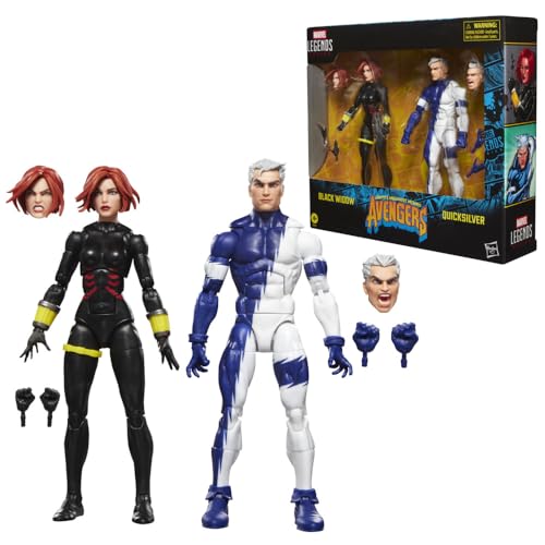 MARVEL LEGENDS SERIES BLACK WIDOW QUICKSILVER AVENGERS THE CROSSING COMICS FIGURAS DE ACCIÓN COLECCIONABLES DE 6 PULGADAS - 3