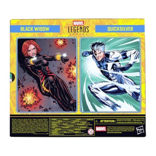 MARVEL LEGENDS SERIES BLACK WIDOW QUICKSILVER AVENGERS THE CROSSING COMICS FIGURAS DE ACCIÓN COLECCIONABLES DE 6 PULGADAS - 4