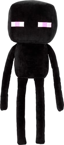 MATTEL MINECRAFT JUGUETE DE PELUCHE GIGANTE MUÑECA SUAVE COLECCIONABLE ENDERMAN INSPIRADA EN EL VIDEOJUEGO COLECCIONABLE - 1