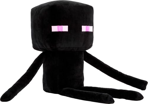 MATTEL MINECRAFT JUGUETE DE PELUCHE GIGANTE MUÑECA SUAVE COLECCIONABLE ENDERMAN INSPIRADA EN EL VIDEOJUEGO COLECCIONABLE - 3