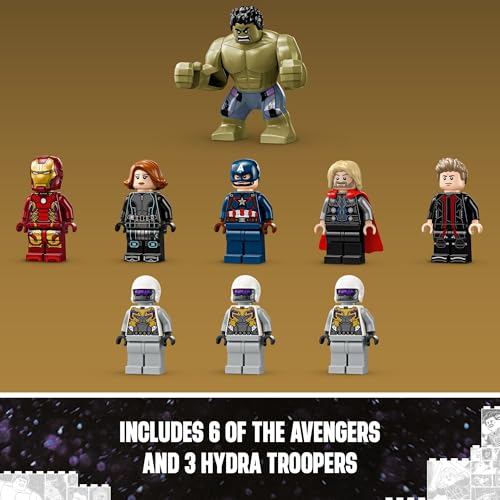 LEGO MARVEL THE AVENGERS ASSEMBLE AGE OF ULTRON JUEGO DE JUGUETES DE CONSTRUCCIÓN DE MARVEL PARA NIÑOS Y NIÑAS A PARTIR - 6
