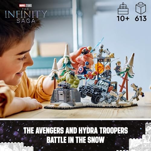 LEGO MARVEL THE AVENGERS ASSEMBLE: AGE OF ULTRON - JUEGO DE JUGUETES DE CONSTRUCCIÓN DE MARVEL PARA NIÑOS Y NIÑAS, A PARTIR - 7