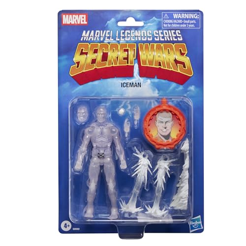 SERIE MARVEL LEGENDS SECRET WARS HOMBRE DE HIELO FIGURA DE ACCIÓN COLECCIONABLE DE 6 PULGADAS DE XMEN RETRO MARVEL COMICS - 1