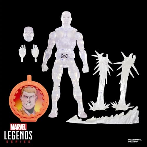 SERIE MARVEL LEGENDS SECRET WARS HOMBRE DE HIELO FIGURA DE ACCIÓN COLECCIONABLE DE 6 PULGADAS DE XMEN RETRO MARVEL COMICS - 2