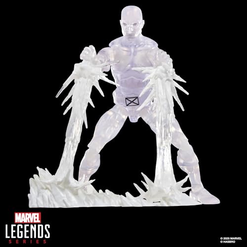 SERIE MARVEL LEGENDS SECRET WARS HOMBRE DE HIELO FIGURA DE ACCIÓN COLECCIONABLE DE 6 PULGADAS DE XMEN RETRO MARVEL COMICS - 6