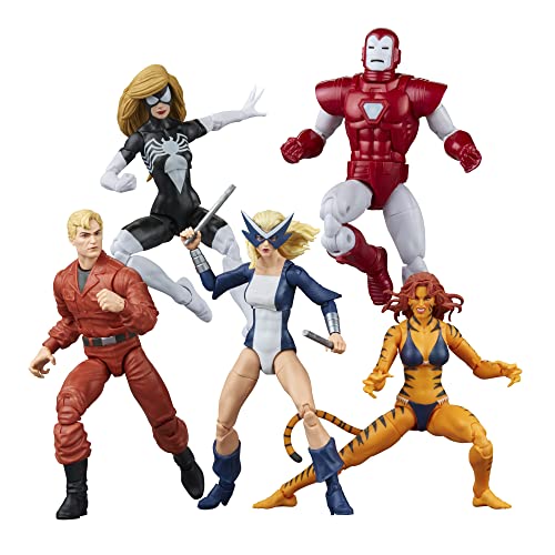 SERIE MARVEL LEGENDS LA COLECCIÓN DE LOS VENGADORES DE LA COSTA OESTE 5 FIGURAS COLECCIONABLES DE 6 PULGADAS INSPIRADAS - 1