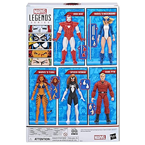 SERIE MARVEL LEGENDS LA COLECCIÓN DE LOS VENGADORES DE LA COSTA OESTE 5 FIGURAS COLECCIONABLES DE 6 PULGADAS INSPIRADAS - 3