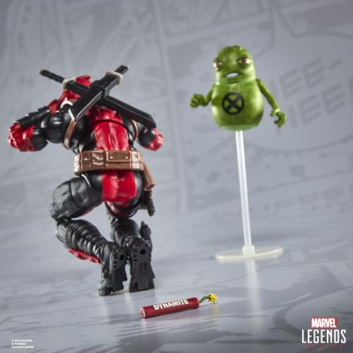 MARVEL LEGENDS SERIE MÁXIMA DEADPOOL FIGURA DE ACCIÓN DELUXE DE 6 PULGADAS DE DEADPOOL DE COMICS COLECCIONABLE CON 24 - 6