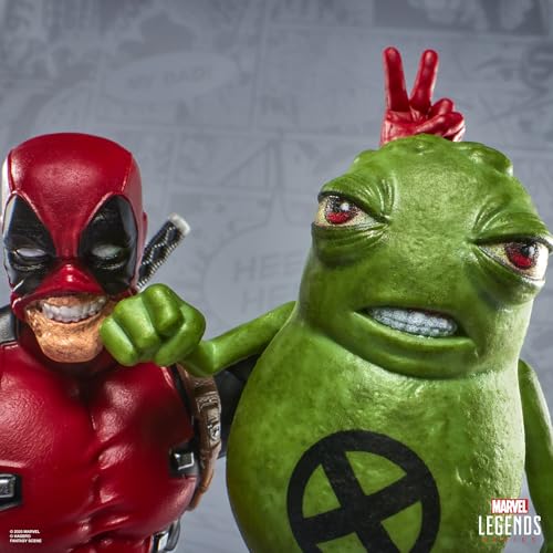 MARVEL LEGENDS SERIE MÁXIMA DEADPOOL FIGURA DE ACCIÓN DELUXE DE 6 PULGADAS DE DEADPOOL DE COMICS COLECCIONABLE CON 24 - 7