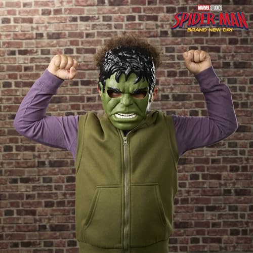 MARVEL STUDIOS SPIDERMAN MÁSCARA DE DISFRAZ DE HULK PARA JUEGOS DE ROL JUGUETES DE SUPERHÉROES PARA NIÑOS MAYORES DE 5 AÑOS - 5