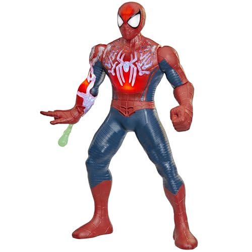 MARVEL SPIDERMAN BRAND NEW DAY POWERCHARGE SPIDERMAN FIGURA DE ACCIÓN ELECTRÓNICA 145 PULGADAS JUGUETES DE SUPERHÉROES - 1