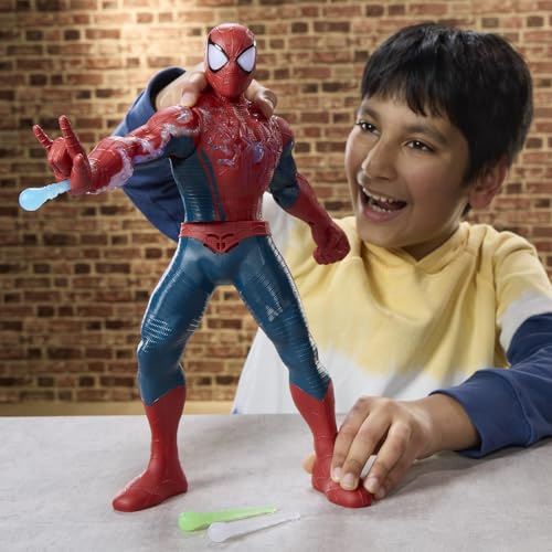 MARVEL SPIDERMAN BRAND NEW DAY POWERCHARGE SPIDERMAN FIGURA DE ACCIÓN ELECTRÓNICA 145 PULGADAS JUGUETES DE SUPERHÉROES - 4