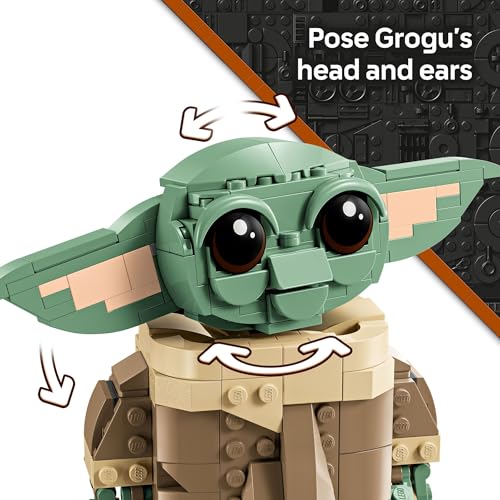 LEGO STAR WARS GROGU CON JUEGO DE JUGUETES DE CONSTRUCCIÓN DE COCHECITO HOVER JUGUETE DE STAR WARS PARA NIÑOS NIÑOS Y NIÑAS - 3