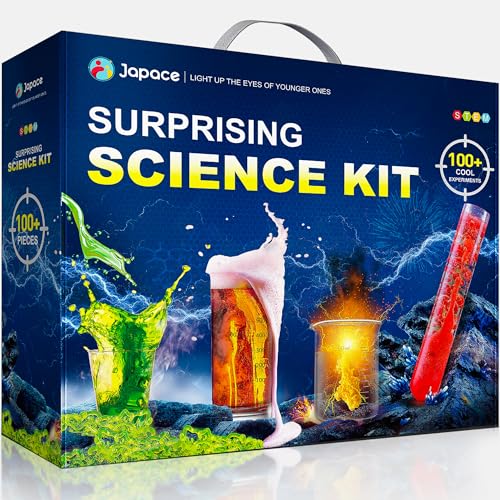 JAPACE KIT DE CIENCIA CON MÁS DE 100 EXPERIMENTOS PARA NIÑOS IDEAS DE REGALO COOL PARA NAVIDAD Y CUMPLEAÑOS DE NIÑOS - 1