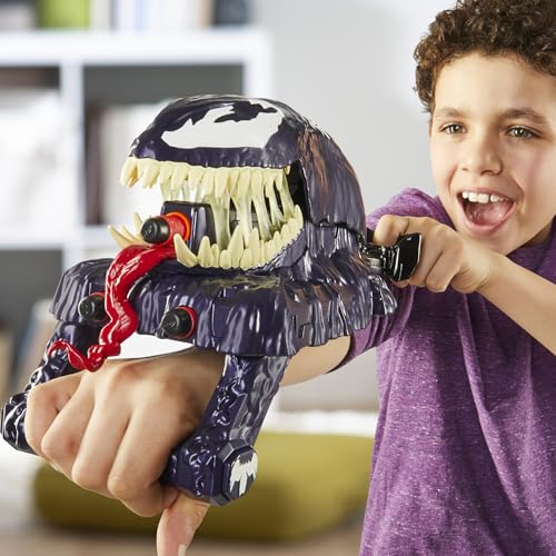 MARVEL SPIDERMAN VENOMVERSUS MARVELS VENOM STRIKE BLASTER JUGUETE NERF SPIDERMAN JUGUETES DE SUPERHÉROES PARA NIÑOS A PARTIR - 5