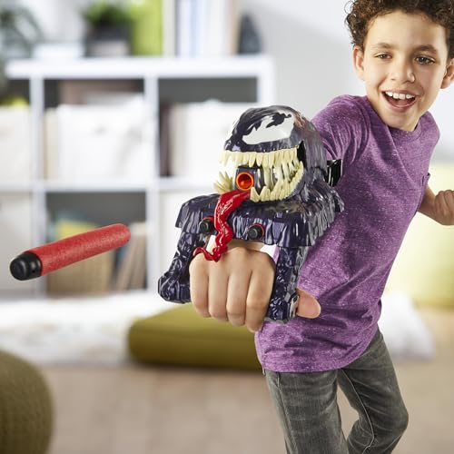 MARVEL SPIDERMAN VENOMVERSUS MARVELS VENOM STRIKE BLASTER JUGUETE NERF SPIDERMAN JUGUETES DE SUPERHÉROES PARA NIÑOS A PARTIR - 6