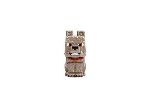 JADA METALFIGS PAQUETE DE 4 FIGURAS FUNDIDAS A PRESIÓN DE PELÍCULAS DE MINECRAFT STEVE WOLF CREEPER MALGOHSA JUEGO - 6