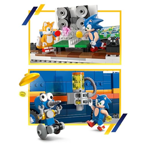 LEGO SONIC THE HEDGEHOG TEAM SONIC COMMAND TRUCK JUGUETE DE CONSTRUCCIÓN VEHÍCULO DE JUEGO DE SIMULACIÓN CON 5 FIGURAS - 4