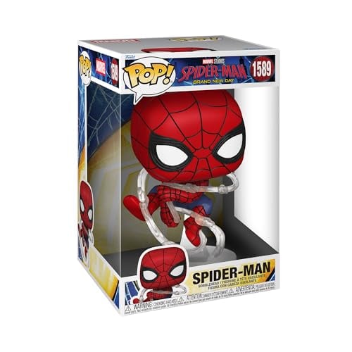 FUNKO POP JUMBO MARVEL SPIDERMAN BRAND NEW DAY SPIDERMAN FIGURA DE VINILO COLECCIONABLE IDEA DE REGALO PRODUCTO OFICIAL - 1