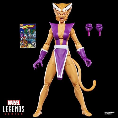 SERIE MARVEL LEGENDS FERAL XFORCE 1 1991 Y XMEN COMICS FIGURA DE ACCIÓN COLECCIONABLE A ESCALA DE 6 PULGADAS CON ACCESORIO - 2