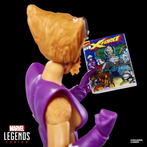 SERIE MARVEL LEGENDS FERAL XFORCE 1 1991 Y XMEN COMICS FIGURA DE ACCIÓN COLECCIONABLE A ESCALA DE 6 PULGADAS CON ACCESORIO - 3