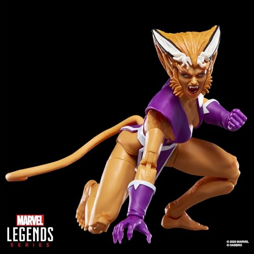 SERIE MARVEL LEGENDS FERAL XFORCE 1 1991 Y XMEN COMICS FIGURA DE ACCIÓN COLECCIONABLE A ESCALA DE 6 PULGADAS CON ACCESORIO - 6