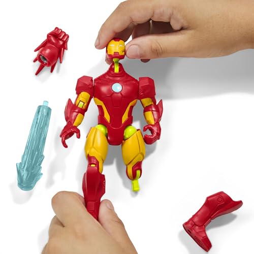 AVENGERS MIXMASHERS MARVEL IRON MAN FIGURA DE ACCIÓN PERSONALIZADA DE AVENGERS PARA MEZCLAR Y COMBINAR Y ACCESORIOS JUGUETES - 3