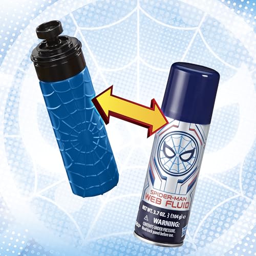 MARVEL SPIDERMAN SUPERLANZADOR DE TELARAÑAS 2 EN 1 DISPARA TELARAÑAS O AGUA JUGUETE LANZADOR DE TELARAÑAS JUGUETES DE JUEGO - 6