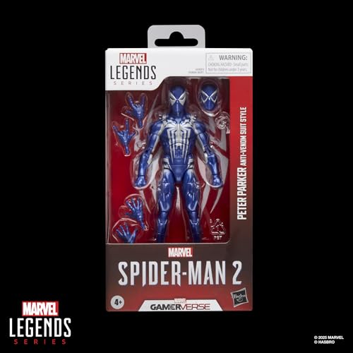 MARVEL LEGENDS SERIES GAMERVERSE PETER PARKER ANTIVENOM SUIT STYLE SPIDERMAN 2 FIGURA DE ACCIÓN COLECCIONABLE INSPIRADA - 2