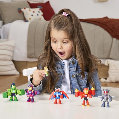 MARVEL IRON MAN AND HIS AWESOME FRIENDS ARMOREDUP AVENGERS PACK FIGURAS DE ACCIÓN DE 3 PULGADAS 30 IN JUEGOS DE JUGUETE - 2