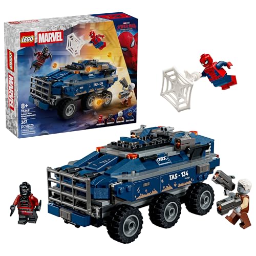 LEGO MARVEL SPIDERMAN PRISON TRANSPORT CHASE JUGUETE DE CONSTRUCCIÓN DE SUPERHÉROES PARA NIÑOS Y NIÑAS A PARTIR DE 8 AÑOS - 1