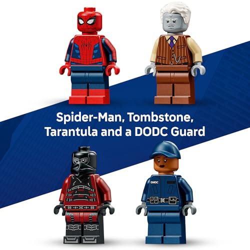 LEGO MARVEL SPIDERMAN PRISON TRANSPORT CHASE JUGUETE DE CONSTRUCCIÓN DE SUPERHÉROES PARA NIÑOS Y NIÑAS A PARTIR DE 8 AÑOS - 5