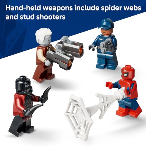 LEGO MARVEL SPIDERMAN PRISON TRANSPORT CHASE JUGUETE DE CONSTRUCCIÓN DE SUPERHÉROES PARA NIÑOS Y NIÑAS A PARTIR DE 8 AÑOS - 6