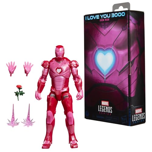 MARVEL LEGENDS SERIES I LOVE YOU 3000 IRON MAN FIGURA DE ACCIÓN COLECCIONABLE DE 6 PULGADAS PARA REGALO - 3