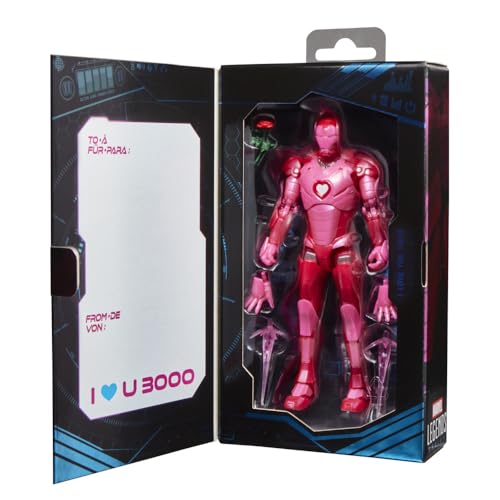 MARVEL LEGENDS SERIES I LOVE YOU 3000 IRON MAN FIGURA DE ACCIÓN COLECCIONABLE DE 6 PULGADAS PARA REGALO - 6