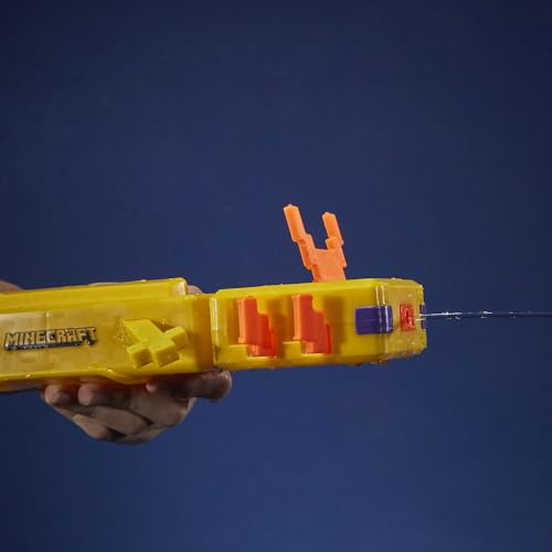 NERF SUPER SOAKER MINECRAFT AXOLOTL WATER BLASTER MINECRAFT AXOLOTL MOB DESIGN JUGUETE DE AGUA AL AIRE LIBRE JUEGOS AL AIRE - 7