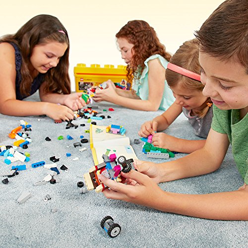 LEGO CLASSIC MEDIUM CREATIVE BRICK BOX 10696 JUEGO DE BLOQUES DE CONSTRUCCIÓN CON ALMACENAMIENTO INCLUYE TREN AUTOMÓVIL - 4