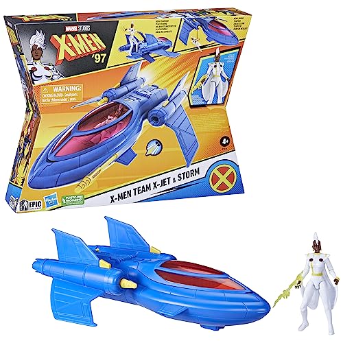 MARVEL STUDIOS XMEN 97 XMEN TEAM XJET Y FIGURA DE TORMENTA DE 4 PULGADAS JUGUETES DE SUPERHÉROES Y FIGURAS DE ACCIÓN - 3