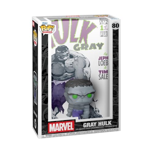 FUNKO POP COMIC COVER MARVEL GRAY HULK COLLECTABLE VINYL FIGURE GIFT IDEA OFFICIAL MERCHANDISE TOYS FOR KIDS ADULTS COMIC - 1