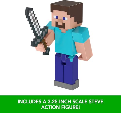 MATTEL MINECRAFT PAQUETE DE ASALTO A LA ALDEA CON 3 FIGURAS DE ACCIÓN Y ACCESORIOS SET DE COLECCIÓN A ESCALA DE 325 PULGADAS - 2