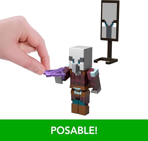 MATTEL MINECRAFT PAQUETE DE ASALTO A LA ALDEA CON 3 FIGURAS DE ACCIÓN Y ACCESORIOS SET DE COLECCIÓN A ESCALA DE 325 PULGADAS - 5