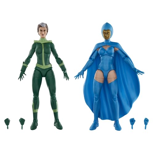 MARVEL LEGENDS SERIES ROGUE AND DESTINY XMEN COMICS FIGURAS DE ACCIÓN COLECCIONABLES DE 6 PULGADAS PAQUETE DE 2 EXCLUSIVO - 1